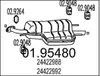 MTS 01.95480 Endschalldämpfer für OPEL Astra G CC (T98) Produktbild-Vorschau 12