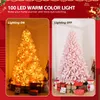 LEADZM 180cm Künstlicher Weihnachtsbaum mit Beleuchtung LED Produktbild-Vorschau 6