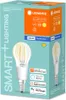 The image shows the retail packaging of a smart LED light bulb. Produktbild-Vorschau