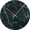 A round marble clock with gold hands and the brand name 'zuiver' printed on it. Náhľad obrázku produktu