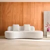 sweeek - Organisches Sofa, 3-Sitzer mit Bouclé-Bezug - Produktbild-Vorschau 8