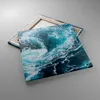 Bild auf Leinwand - Leinwandbild - Wasser Stein Welle - Produktbild-Vorschau 2