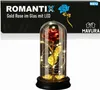 ROMANTIX Wieczna złota róża w szkle Miłosny prezent Podgląd zdjęcia produktu 1