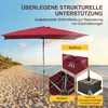 Ombrellone Izrielar 200x300 cm, ombrellone da giardino, Anteprima dell’immagine prodotto 3