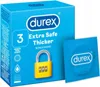 Durex Prezerwatywy Extra Safe Grubsze Nawilżane 3 Sztuka Podgląd zdjęcia produktu 1