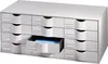 PAPERFLOW Schubladenelement 12 Schubladen grau Produktbild-Vorschau 1
