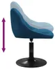 vidaXL Esszimmerstuhl Blau Samt Produktbild-Vorschau 5