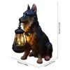 LED Solarleuchte Hund – Dekorative Hängelampe aus Harz, Produktbild-Vorschau 2