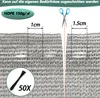 TolleTour 1,5x25m Zaunblende Sichtschutz, 150g/m² HDPE, Produktbild-Vorschau 3