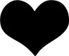 Securit FB-HEART Lavagna in gesso Securit SILHOUETTE Anteprima dell’immagine prodotto 1