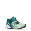 Trailrunning-Schuh "Ribelle Run Kalibra HT Wmn" von Scarpa in Türkis und Weiß mit Schnellschnürsystem. Produktbild-Vorschau