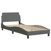 Bettgestell "Dover" Dunkelgrau 90x200 cm Stoff Produktbild-Vorschau 1