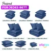EllaTex Renforcé Bettwäsche 155x200 + 80x80 cm Baumwolle – Produktbild-Vorschau 7