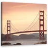 Leinwandbild städte & architektur - orange 30x30 cm Feeby Produktbild-Vorschau 1