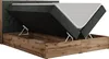 Boxspring s dřevěným dekorem a prošívaným čelem AMORE s Náhled obrázku produktu 5