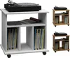 VCM Holz Media-Regal | Regal mit Rollen | Maße: H. 59 x B. Produktbild-Vorschau 5