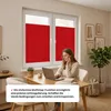 Estika Plissee Klemmfix ohne Bohren - 50 x 150 cm - Rot - Produktbild-Vorschau 4