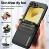 Étui en cuir pour Samsung Galaxy Z Flip6 / Z Flip7 FE 5G, Voir les images du produit 5