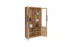 Vitrine Highboard Brest Regal in Kernbuche geölt Teilmassiv Produktbild-Vorschau 2