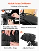 VEVOR Motorradhecktasche Rücksitztasche (30 L) mit Produktbild-Vorschau 4