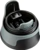 Close-up view of the top mechanism of a travel mug lid, showing the 'push to clean' button and internal spring mechanism. Náhľad obrázku produktu