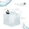 Lot de 4 bidons d'eau pliables Relaxdays, 20 l, bidons Voir les images du produit 4