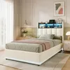 INONEFT Polsterbett 90x200cm mit LED und USB Typ-C, Produktbild-Vorschau 9