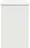 A white desk with a white angled top, isolated on a white background. Anteprima dell’immagine prodotto