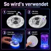 20er-Set LED-Glasuntersetzer, 7 Farben, selbstklebend, 6 Produktbild-Vorschau 4