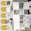 OYAJIA Sideboard Modernes Küchenschrank, mit 6 Türablagen Produktbild-Vorschau 4