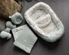 Waffelpique MINZE/ HASE Beige Babynestchen Unterlage 5 Tlg Produktbild-Vorschau 1