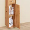 SoBuy Badezimmerschrank Hochschrank für kleine Bäder mit Produktbild-Vorschau 4