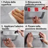 DEKAZIA® Porta carta igienica adesivo portarotolo carta Anteprima dell’immagine prodotto 8