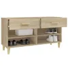 Schuhschrank Sonoma-Eiche 102x35x55 cm Holzwerkstoff Produktbild-Vorschau 4