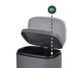 SVITA TQ30 Poubelle grise 30L Poubelle à pédale Couvercle Voir les images du produit 3