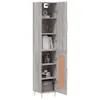 vidaXL Highboard Grau Sonoma 34,5x34x180 cm Holzwerkstoff Produktbild-Vorschau 3