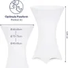 DEUBA® 5x Stehtisch Hussen Ø 60-65 / 70-75 / 80-85cm Viele Produktbild-Vorschau 7