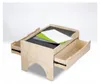 Buxibo kindertafel met bouwplaat en opbergla. Houten Productafbeelding-voorbeeld 4
