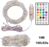 10m LED RGB Bunt Lichterkette Wasserdicht 12 Lichtsmodi USB Produktbild-Vorschau 7