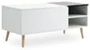 Couchtisch MUSKA mit Hebeplatte, 100 x 50 cm, Weiß/Schwarz Produktbild-Vorschau 5