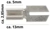 2,8mm Faston Buchse für 2,8mm Faston Steckkontakte, zum Produktbild-Vorschau 6