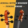 HOMCOM Violon 4/4 pleine grandeur avec étui, accordeur, Voir les images du produit 6