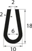 V6 Kantenschutz EPDM Gummiprofil Fassungsprofil Produktbild-Vorschau 6