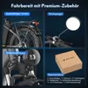 Mofaroller Faltbares Moped 20 Zoll 500 W Max 45 km/h Akku Produktbild-Vorschau 14