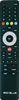 A close-up view of a black remote control with various buttons and labels. Produktbild-Vorschau