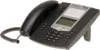 A black desk phone with a handset, keypad, and screen, shown on a white background. Produktbild-Vorschau