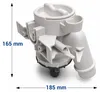 Ablaufpumpe passend wie Hoover 41018403 mit Pumpenkopf und Produktbild-Vorschau 2