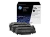 HP Toner CE 255 XD Doppelpack schwarz No. 55 X Produktbild-Vorschau 2