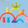 Omgoods – Set mit 4 Teilen – Regenbogen-Holzspielzeug – Produktbild-Vorschau 4