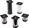 4er-SET Möbelfuß JIMMY schwarz Ø 50 mm / Höhe: 100 mm Produktbild-Vorschau 4
